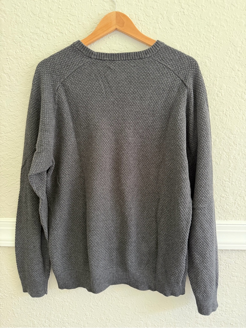 Original Penguin Men's Charcoal Crewneck Sweater - Size: L - Picture 5 of 7